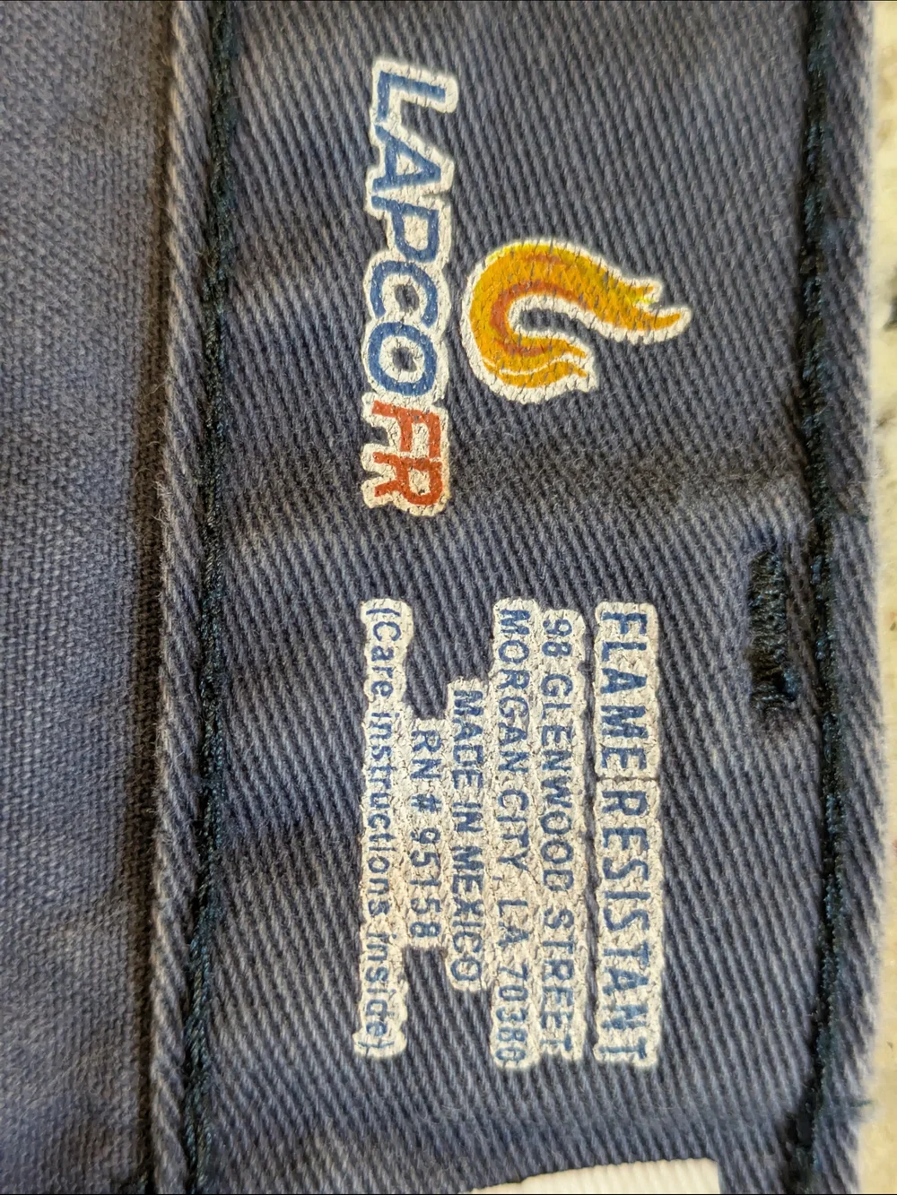 LAPCO FR Flame Resistant Pants 34x32 CAT 2 Workwear Cargo Utility
